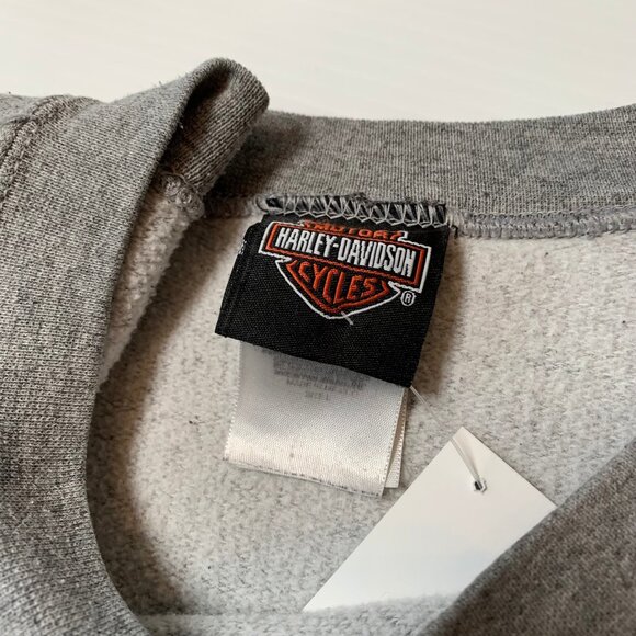 Vintage Harley Davidson Edinburgh Scotland Crewneck L - Picture 5 of 7